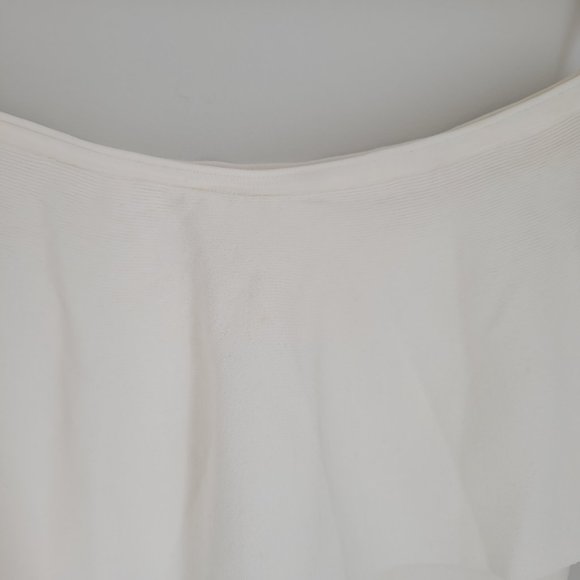 Milly Flowy Cropped Strapless Top - Picture 4 of 10